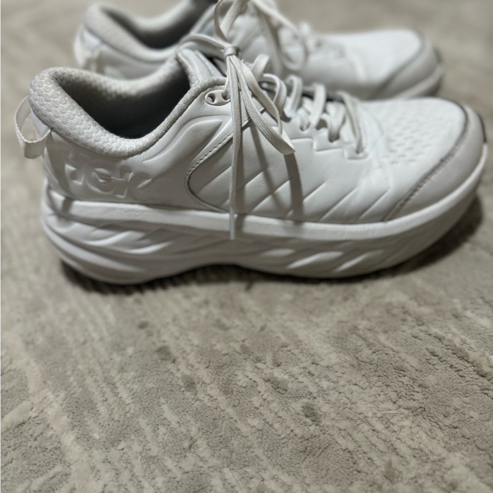 Hoka Women's White Athletic Shoes